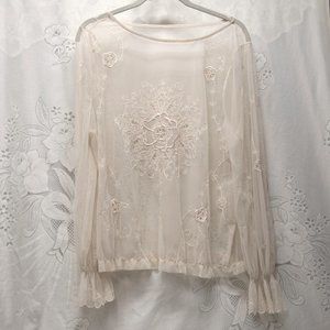 Sheer Embroidered Dreamy Top